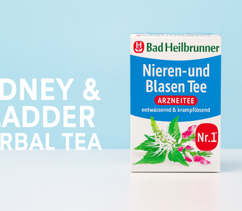 Bad Heilbrunner Nieren- und Blasen Tee Box – Kidney & Bladder Herbal Tea, natural support for urinary health