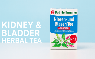 Bad Heilbrunner Nieren- und Blasen Tee Box – Kidney & Bladder Herbal Tea, natural support for urinary health
