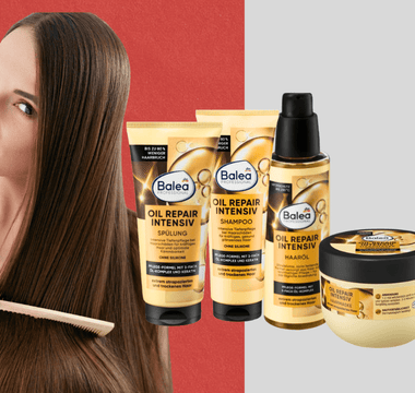 Balea Professional Oil Repair Intensiv hair care with argan oil for dry and damaged hair