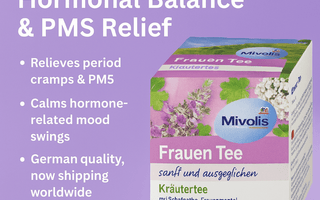 Best Herbal Tea for Women’s Hormonal Balance, PMS Relief & Cycle Wellness – Mivolis from Germany - VivaVoss
