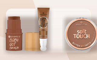 essence Bronzer im Vergleich: Stick, flüssiger Bronzer und Puder-Bronzer
