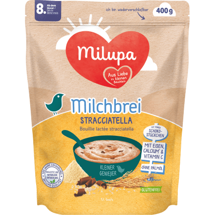 Abendbrei Milch Kleiner Genießer Stracciatella ab dem 8.Monat, 400 g - VivaVoss