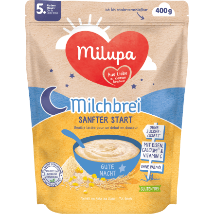 Abendbrei Milch Sanfter Start Gute Nacht ab dem 5. Monat, 400 g - VivaVoss