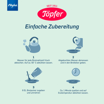 Abendbrei Ziegenmilch Hafer ab dem 6. Monat, 200 g - VivaVoss