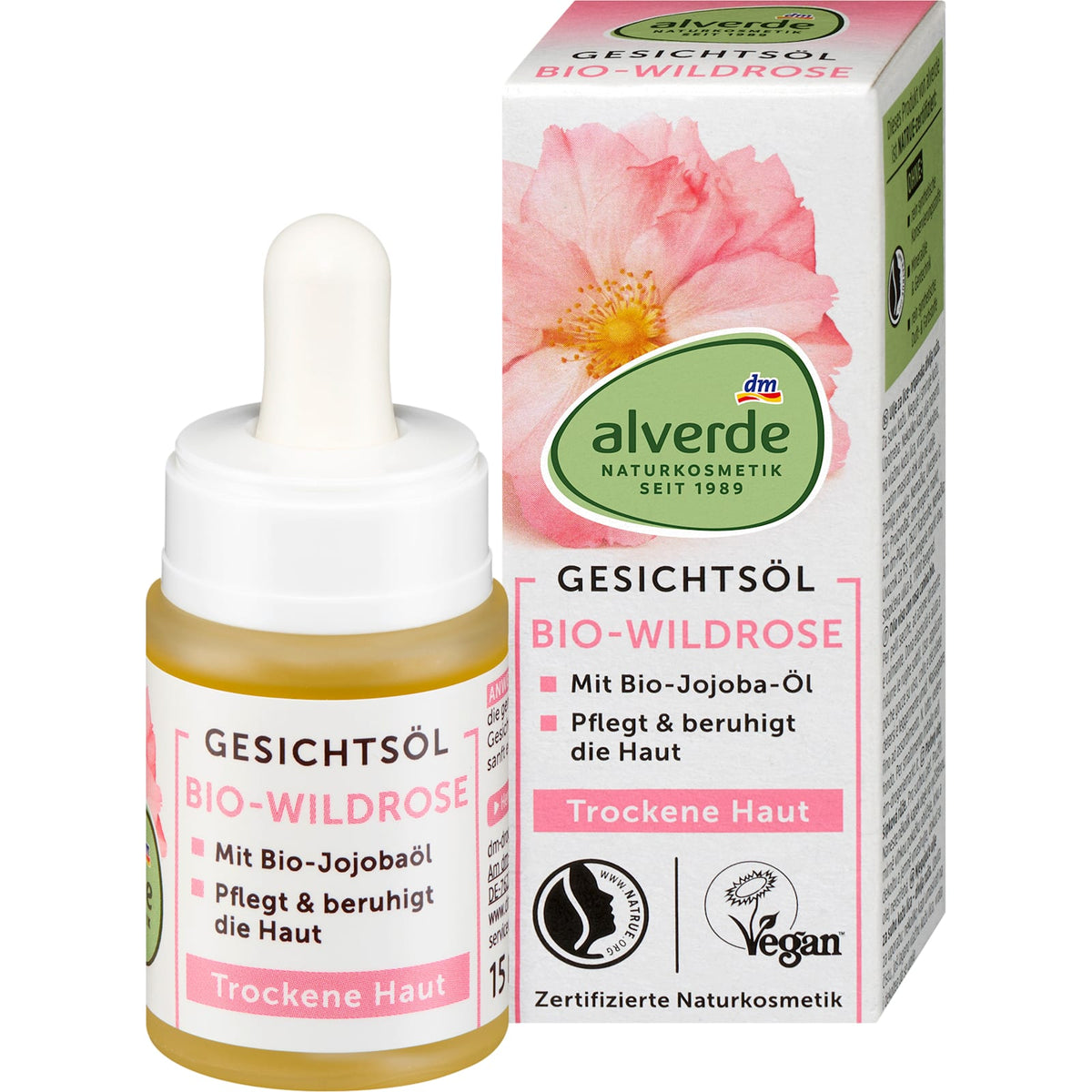 Gesichtsöl Wildrose, 15 ml