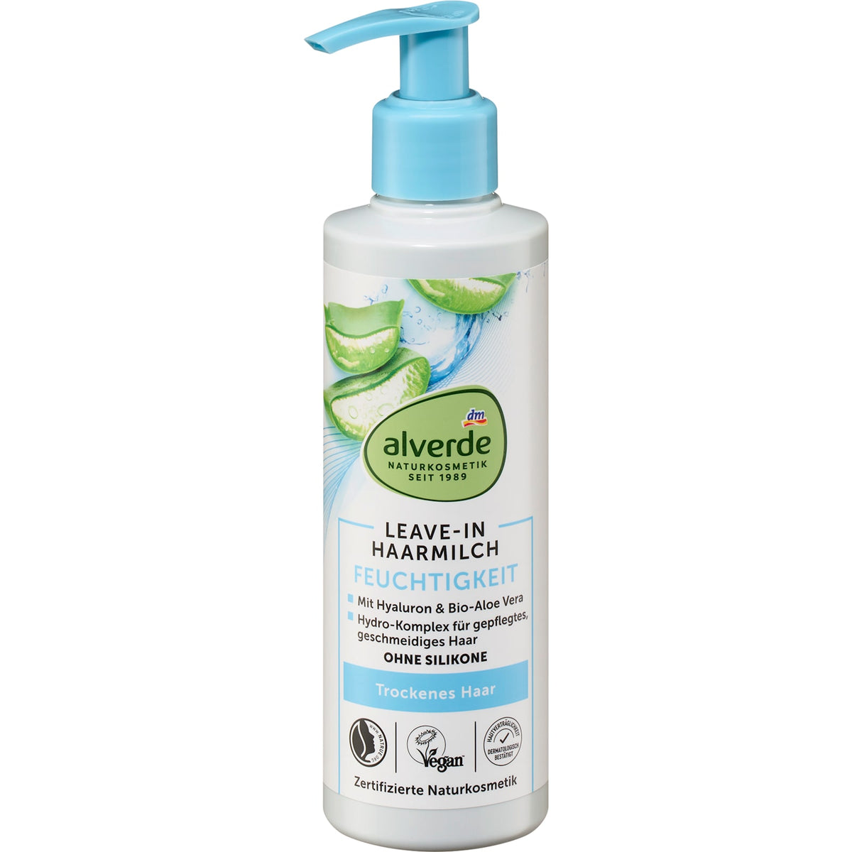 Leave-In Haarmilch Feuchtigkeit Aloe Vera & Hyaluron, 200 ml