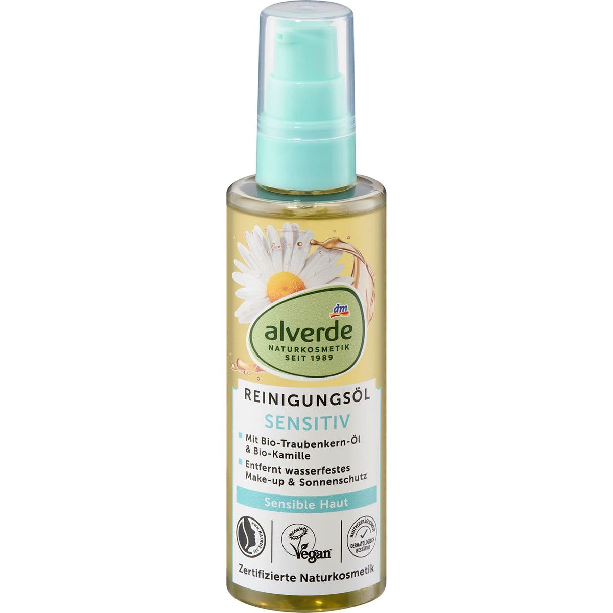 Reinigungsöl Sensitiv Kamille & Traubenkernöl, 100 ml