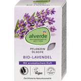Seifenstück Pflanzenölseife mit Lavendel, 100 g