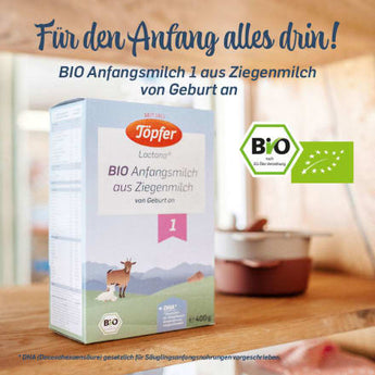 Anfangsmilch aus Ziegenmilch 1 von Geburt an, 400 g - VivaVoss