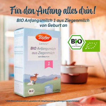 Anfangsmilch aus Ziegenmilch 1 von Geburt an, 400 g - VivaVoss