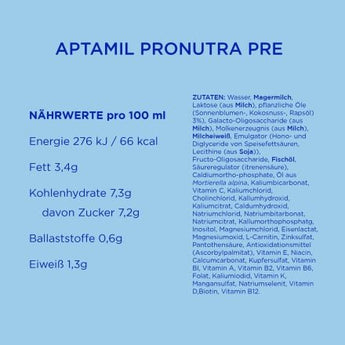 Anfangsmilch Pre Pronutra von Geburt an, 1,2 kg - VivaVoss