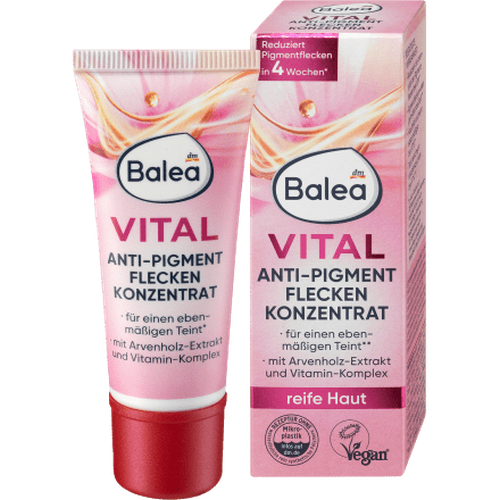Anti Pigmentflecken Konzentrat Vital, 20 ml Anti Age by Balea – Available at VivaVoss