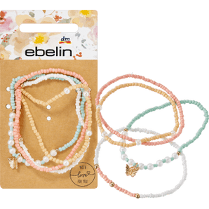 Armbänder elastisch mit Perlen, 4 St - VivaVoss