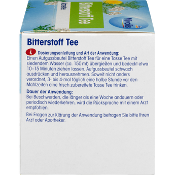 Arzneitee, Bitterstoff Tee (12 Beutel), 21 g - VivaVoss