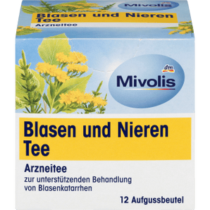 Arzneitee, Blasen & Nieren Tee (12 Beutel), 18 g - VivaVoss
