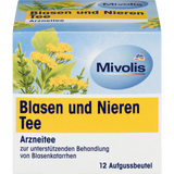 Arzneitee, Blasen & Nieren Tee (12 Beutel), 18 g - VivaVoss