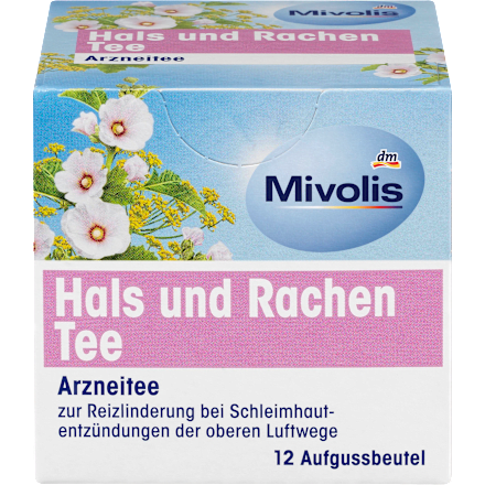 Arzneitee, Hals & Rachen Tee (12 Beutel) Mivolis