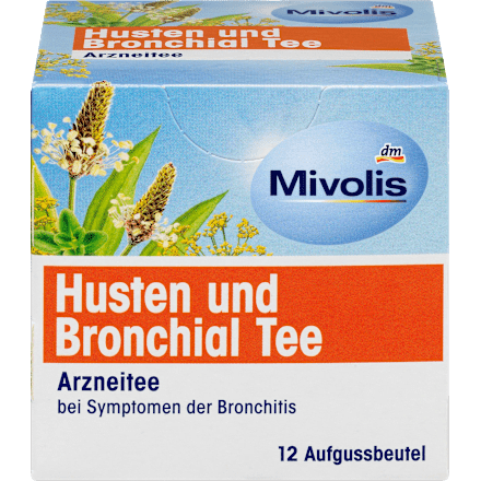 Arzneitee, Husten & Bronchial Tee (12 Beutel) Mivolis