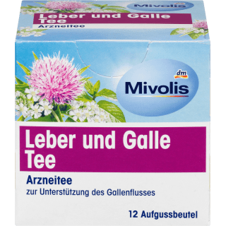 Arzneitee, Leber & galle Tee (12 Beutel), 21 g - VivaVoss