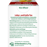 Arzneitee, Leber - & galle Tee (8 Beutel), 14 g - VivaVoss