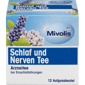 Arzneitee, Schlaf & Nerven Tee (12 Beutel), 18 g - VivaVoss