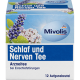 Arzneitee, Schlaf & Nerven Tee (12 Beutel), 18 g - VivaVoss