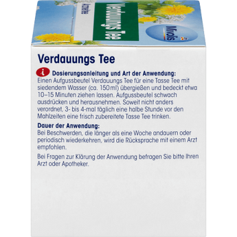 Arzneitee, Verdauungs Tee (12 Beutel), 21 g - VivaVoss