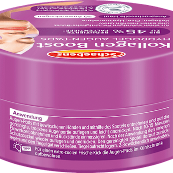 Augenpads Hydrogel Kollagen Boost Tiegel (30 Paar) Schaebens