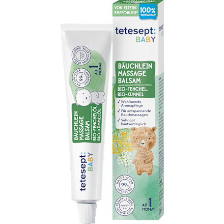 Baby Bäuchlein Massage Balsam tetesept
