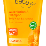 Baby Waschlotion & Shampoo Calendula, 200 ml - VivaVoss