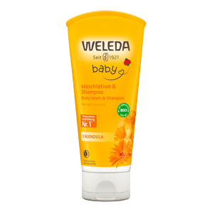 Baby Waschlotion & Shampoo Calendula, 200 ml - VivaVoss