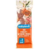 babylove Fruchtriegel Bio Frucht - Getreide - Riegel Apfel - Karotte ab 1 Jahr, 25g, 25 g Baby Snack by BabyLove – Available at VivaVoss