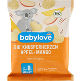 Babysnack Knusperherzen Apfel - Mango, ab dem 8. Monat, 30 g Baby Snack by BabyLove – Available at VivaVoss
