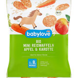 Babysnack Reiswaffeln Apfel & Karotte, ab dem 8. Monat, 35 g Baby Snack by BabyLove – Available at VivaVoss