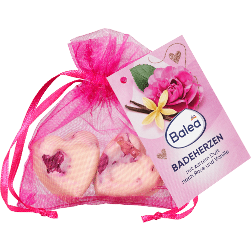 Badeherzen Rose - Vanille, 36 g Balea, Pflege & Parfum,Körperpflege,Badezusatz & Badesalz by Balea – Available at VivaVoss