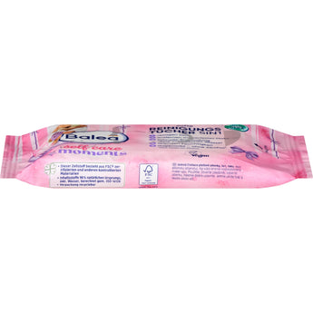 Rosa Balea 5in1 Reinigungstücher Packung mit 10 Stück für die sanfte Gesichtsreinigung und Make-up-Entfernung.