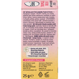 Rückseite der Balea Anti-Wundreibstick Tropical Dream Verpackung mit Anwendungshinweisen und Recycling-Informationen.