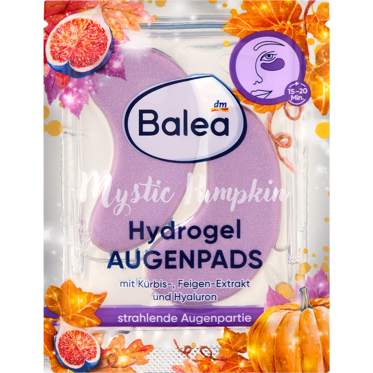 Augenpads Hydrogel Glitzer Mystic Pumpkin (1 Paar), 2 St