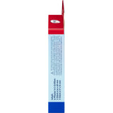 Seitenansicht der rot-weißen Balea Blasenpflaster-Verpackung mit Angaben zu den 6 enthaltenen Pflastern in zwei Größen.