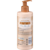 Balea Bodylotion Comfort 300 ml in einer beigen Flasche mit braunem Pumpspender und detaillierten Produktinformationen.