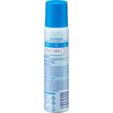 Blaue 75 ml Balea Aqua Wasserspray Dose mit Anwendungshinweisen, Icons für Frische und Feuchtigkeit auf weißem Hintergrund.