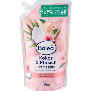 Cremeseife Pfirsich & Kokos Nachfüllpack, 500 ml