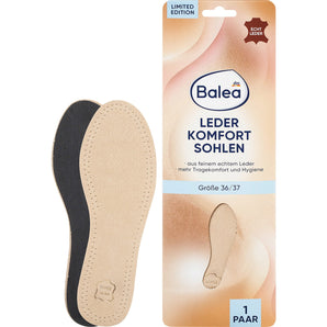 Einlegesohlen Leder, Gr. 36/37 (1 Paar), 2 St
