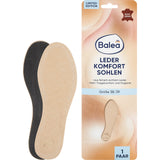 Einlegesohlen Leder, Gr. 38/39 (1 Paar), 2 St