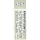 Rückseite der hellgrünen Balea Festes Shampoo Verpackung mit aufgedruckter Inhaltsstoffliste und Balea-Logo.