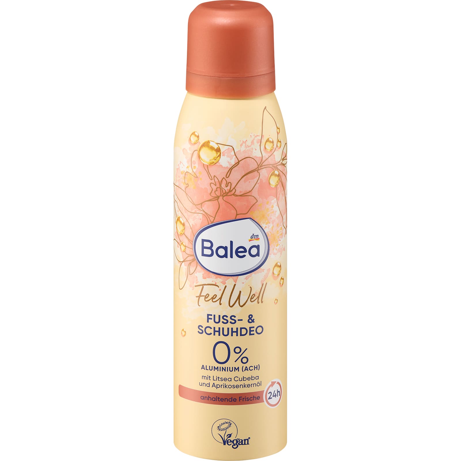 Balea Feel Well Foot & Shoe Deodorant, 24h protection without aluminum – VivaVoss