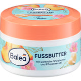 Fußbutter Sheabutter & Pfirsichkernöl, 150 ml