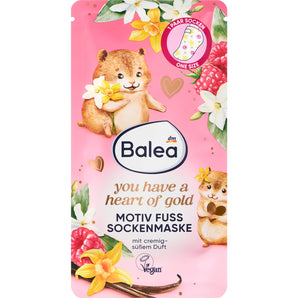 Fußmaske Socken you have a heart of gold (1 Paar), 2 St