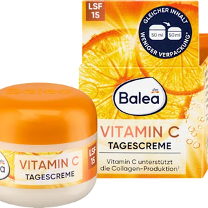 Crème visage Vitamine C SPF 15, 50 ml