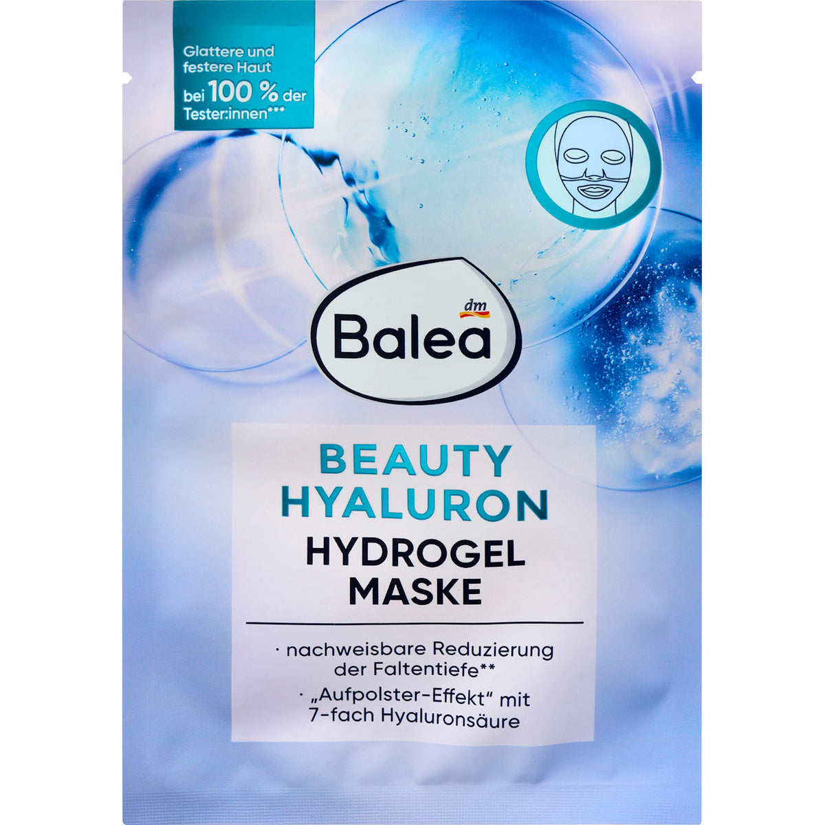 Gesichtsmaske Beauty Hyaluron Hydrogel, 1 St